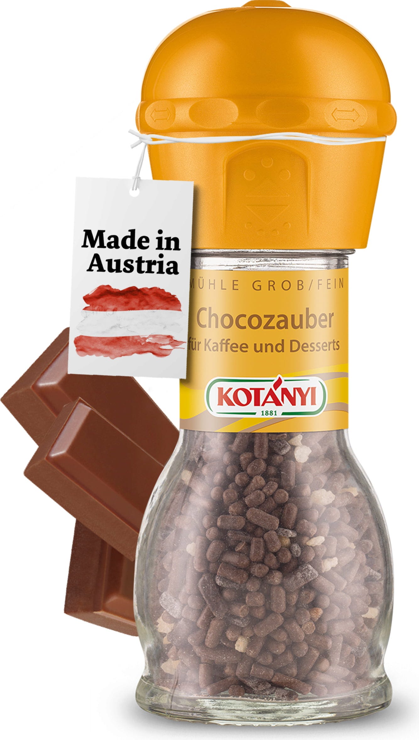 KOTÁNYI Wiórki czekoladowe do kawy i deserów, 62 g