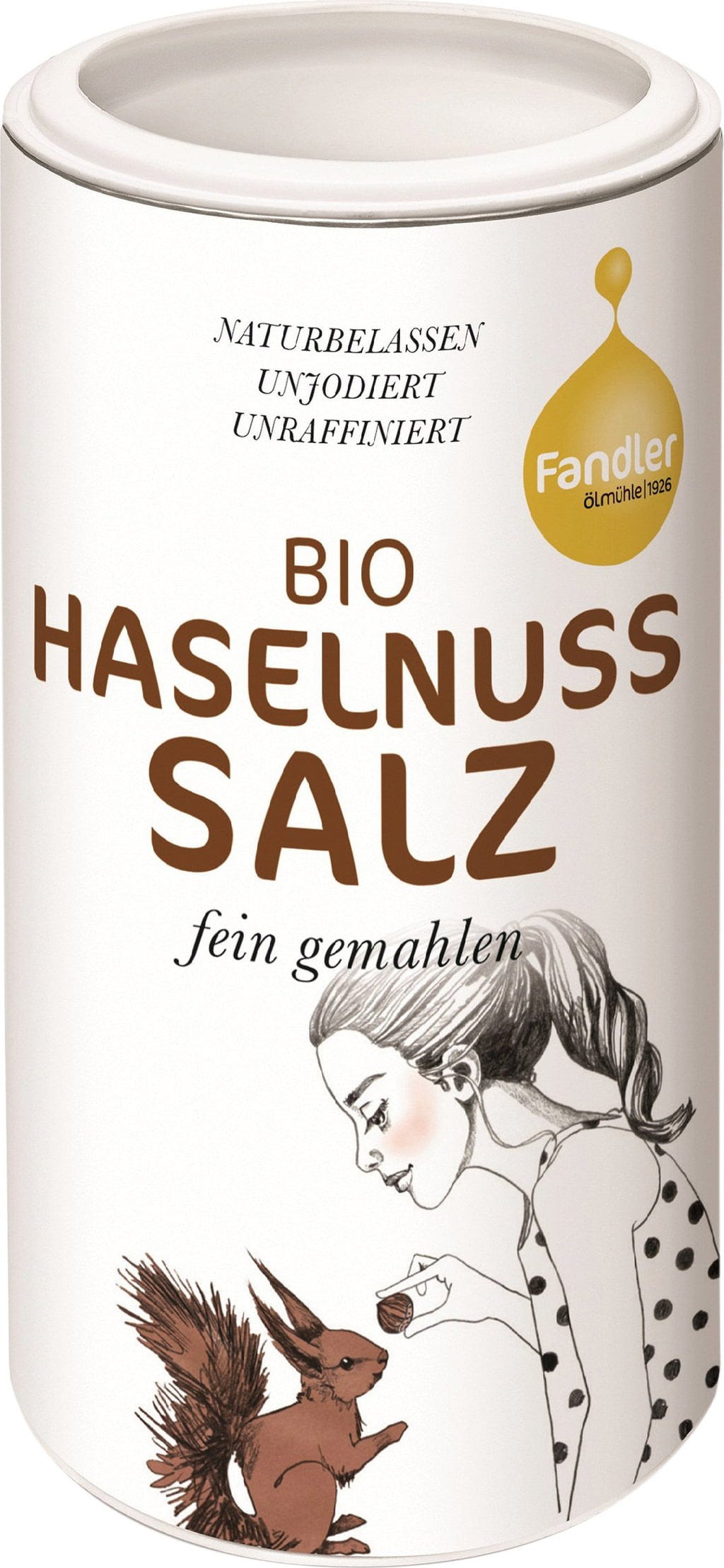 Ölmühle Fandler Bio sól z orzechami laskowymi, 150 g