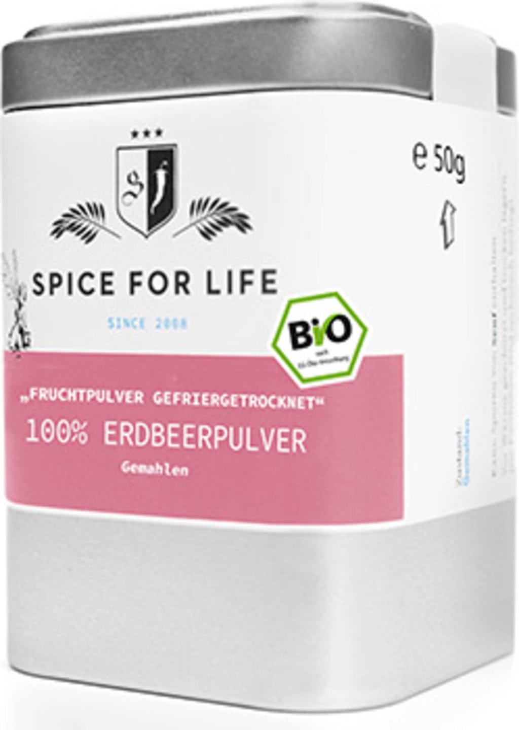 Spice for Life Organiczny proszek truskawkowy, 50 g