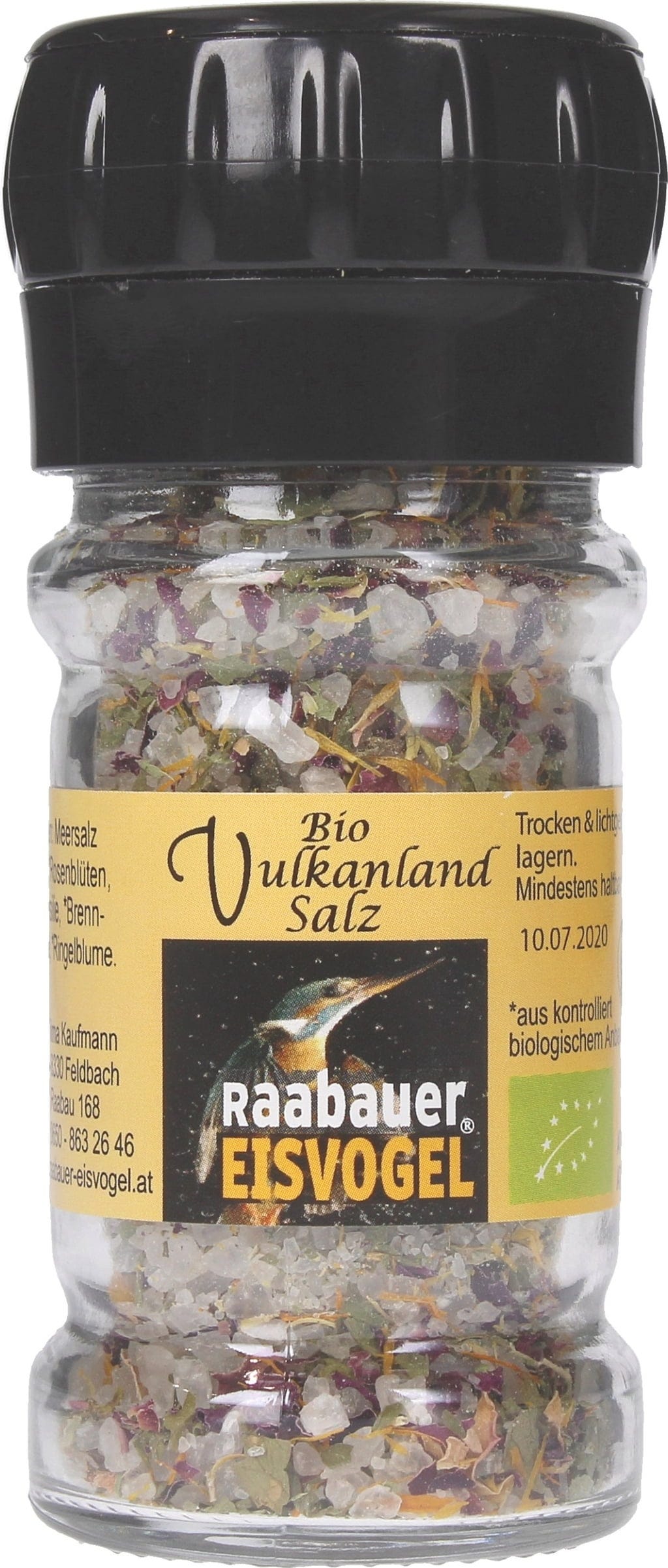 Raabauer Eisvogel Organiczna sól wulkaniczna, 70 g