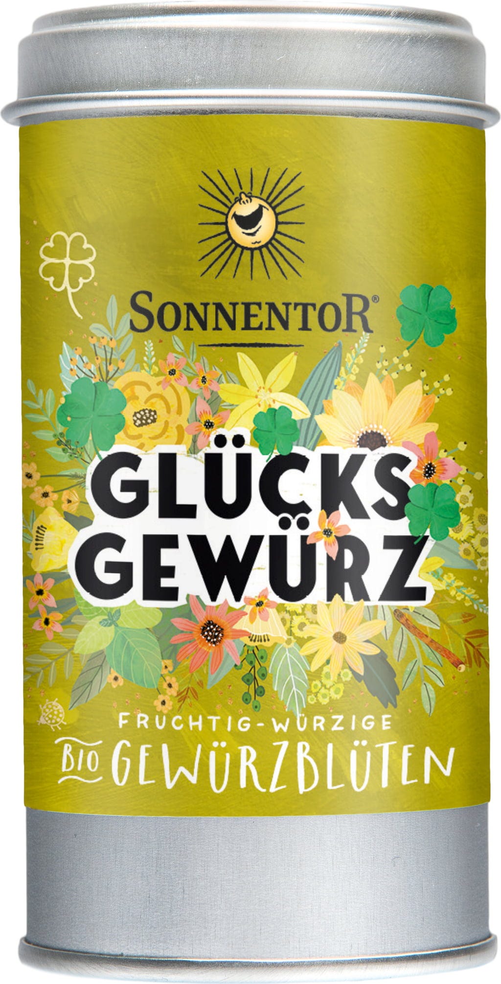 Sonnentor Mieszanka kwiatów - przypraw "szczęście" bio, Puszka, 28 g