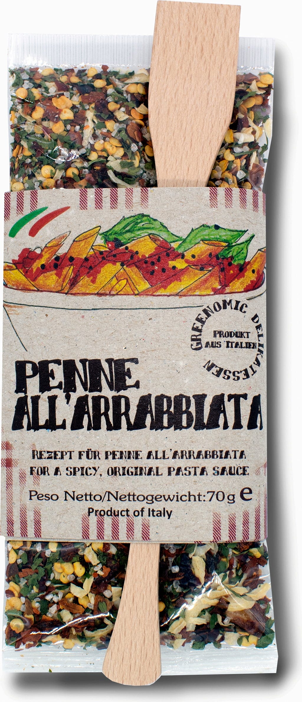 Greenomic Mieszanka przypraw do penne all'Arrabbiata, 70 g