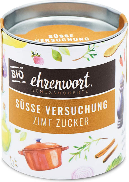 Ehrenwort Organiczny cukier cynamonowy "słodka pokusa", 80 g