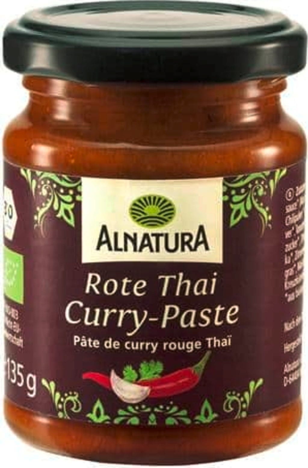 Alnatura Bio czerwona pasta Thai Curry, 135 g