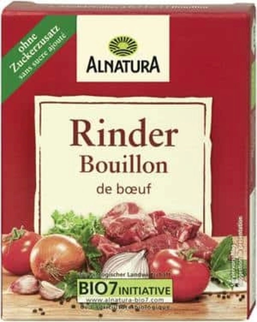 Alnatura Bio bulion wołowy w kostkach, 66 g