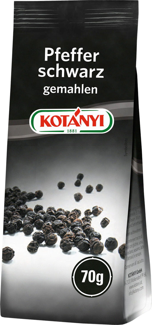 KOTÁNYI Pieprz czarny mielony, 70 g