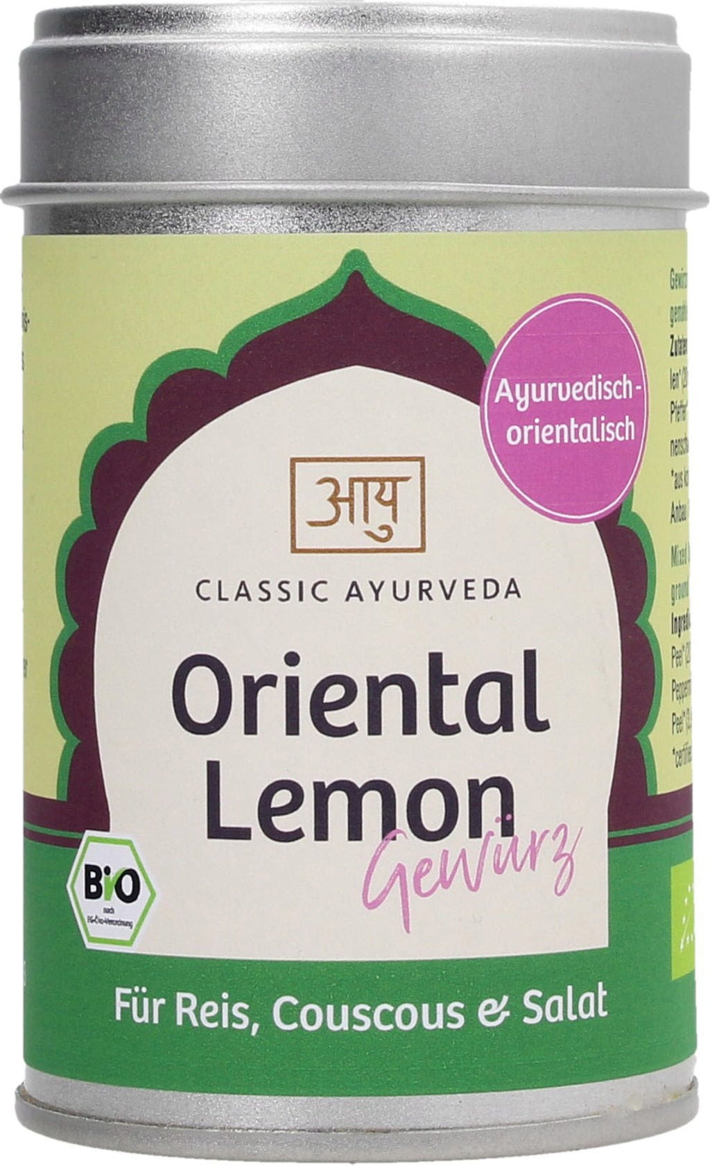 Classic Ayurveda Bio Oriental Lemon Garden, 50 g