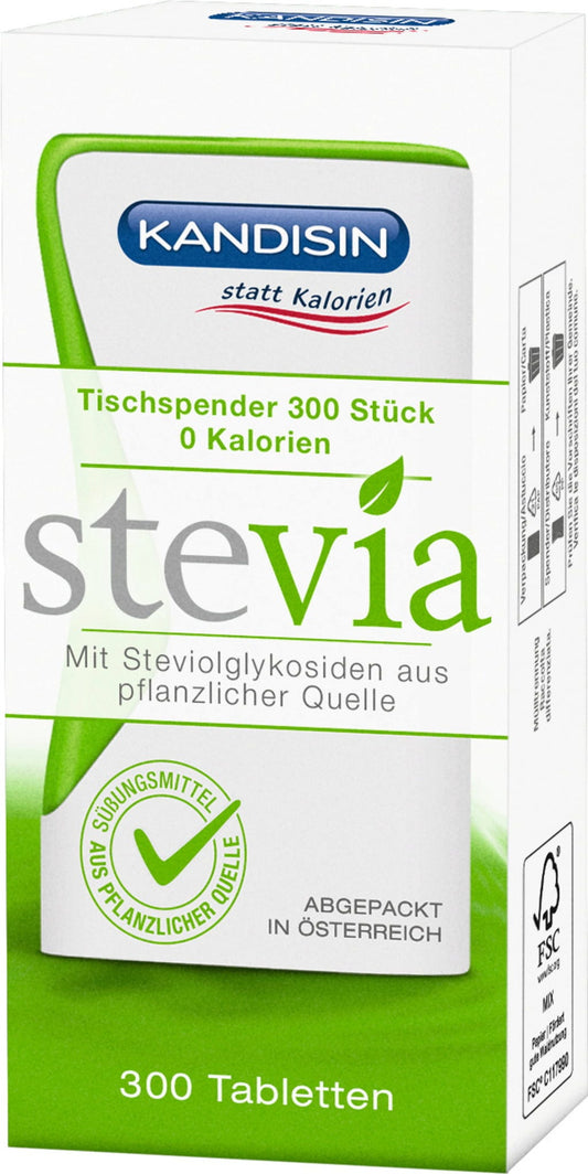 Kandisin Stewia w postaci tabletek, 300 szt. (21 g)