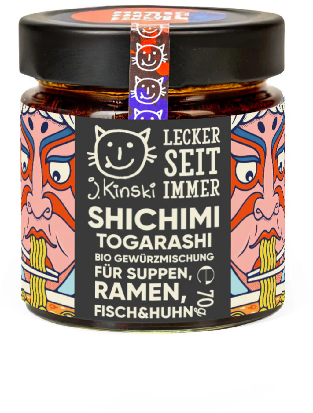 J.Kinski Bio Shichimi Togarashi - Mieszanka przypraw, 70 g